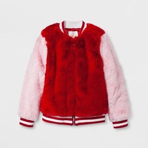 Target Cat and Jack Faux Fur Coat Jacket